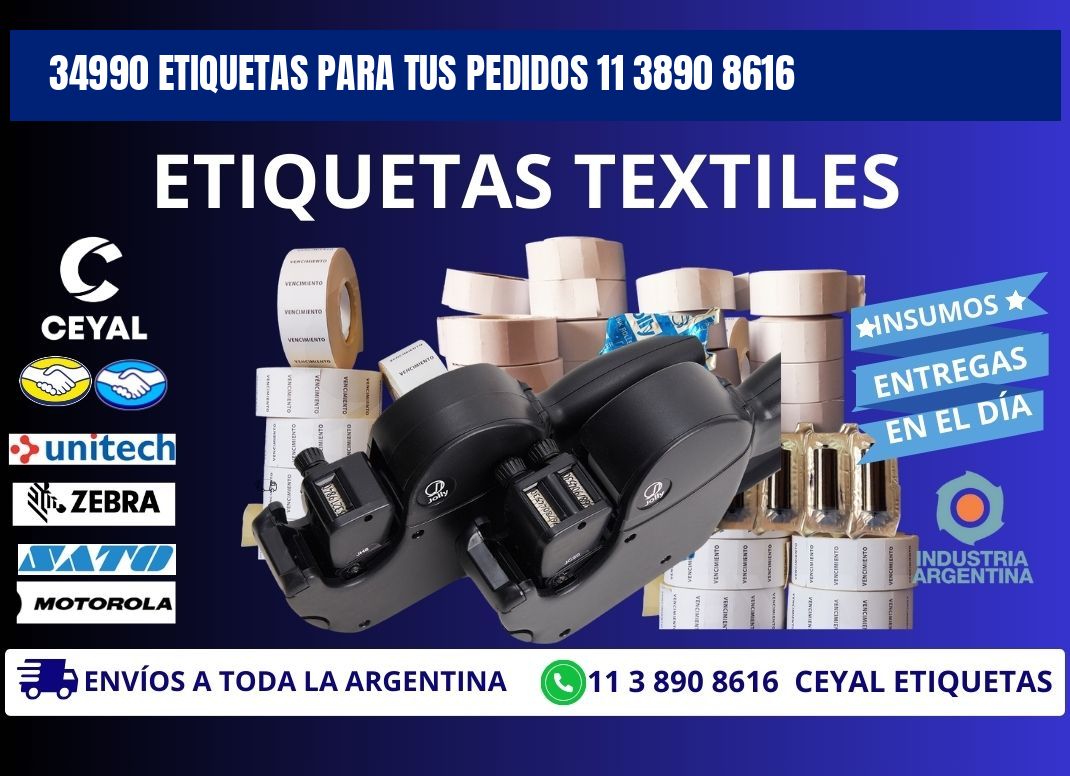 34990 ETIQUETAS PARA TUS PEDIDOS 11 3890 8616