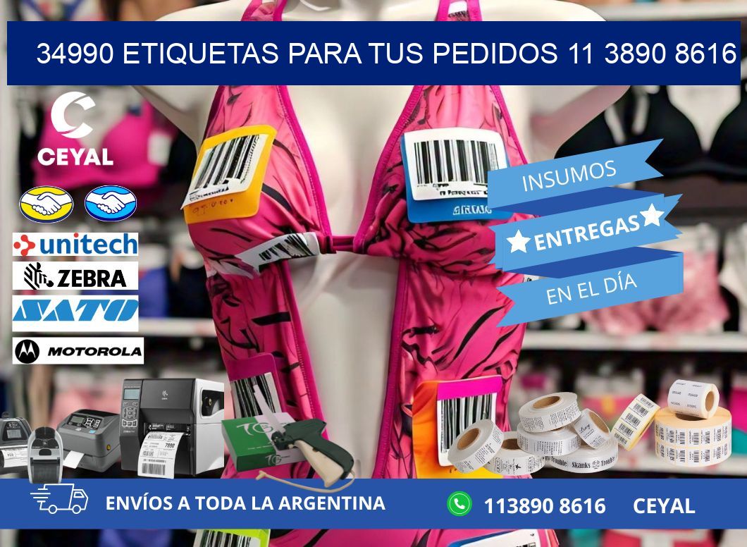 34990 ETIQUETAS PARA TUS PEDIDOS 11 3890 8616