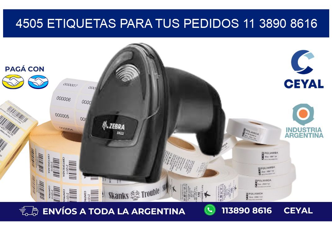 4505 ETIQUETAS PARA TUS PEDIDOS 11 3890 8616