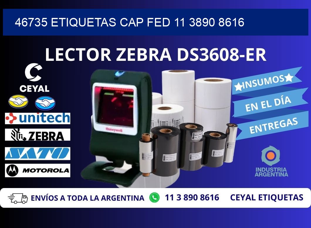 46735 ETIQUETAS CAP FED 11 3890 8616