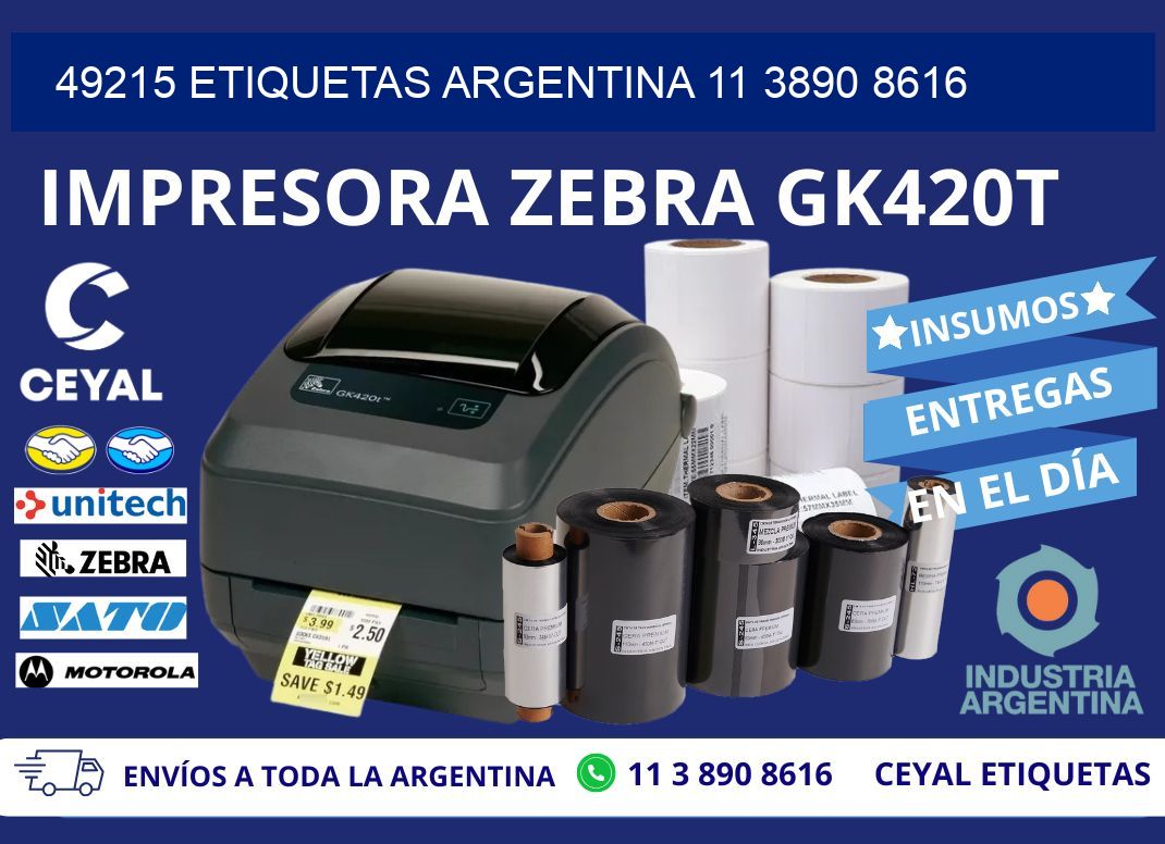 49215 ETIQUETAS ARGENTINA 11 3890 8616