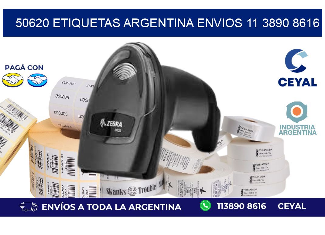 50620 ETIQUETAS ARGENTINA ENVIOS 11 3890 8616