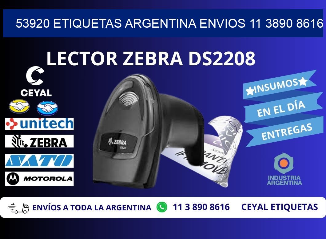 53920 ETIQUETAS ARGENTINA ENVIOS 11 3890 8616