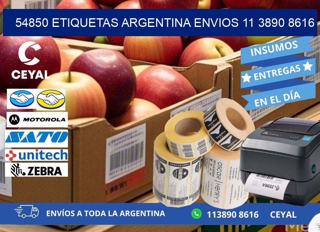 54850 ETIQUETAS ARGENTINA ENVIOS 11 3890 8616