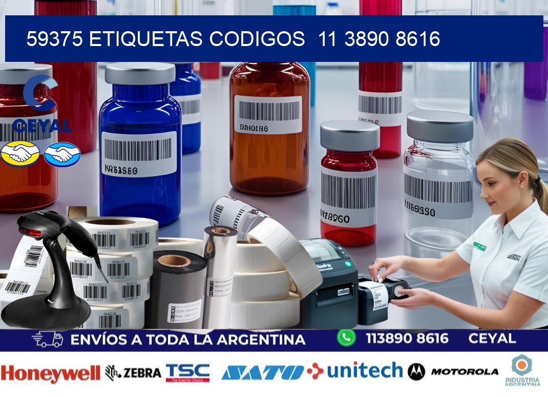 59375 ETIQUETAS CODIGOS  11 3890 8616
