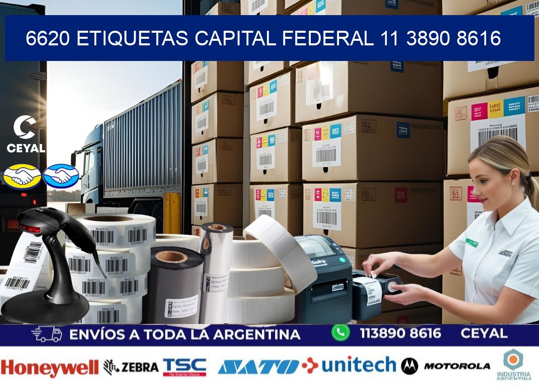 6620 ETIQUETAS CAPITAL FEDERAL 11 3890 8616