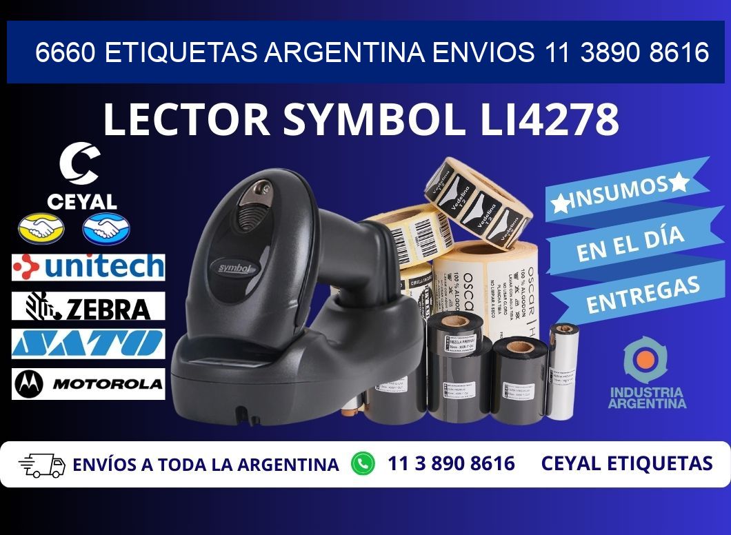 6660 ETIQUETAS ARGENTINA ENVIOS 11 3890 8616