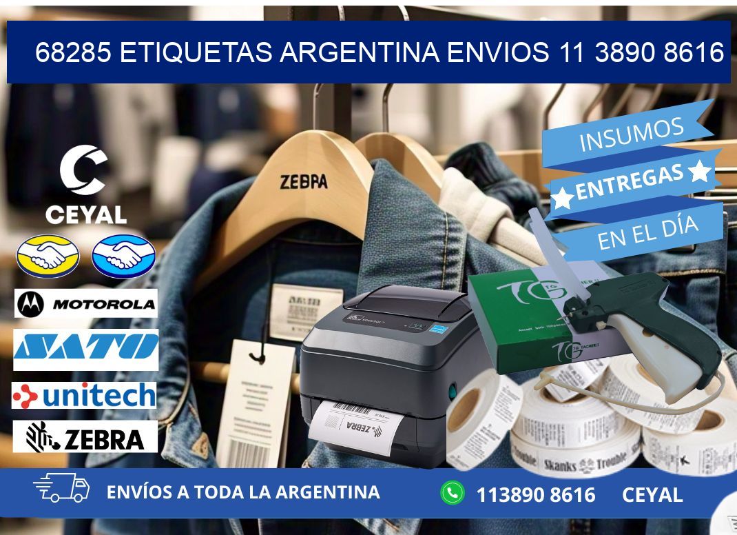 68285 ETIQUETAS ARGENTINA ENVIOS 11 3890 8616