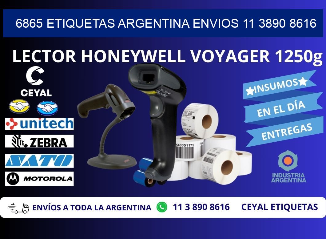6865 ETIQUETAS ARGENTINA ENVIOS 11 3890 8616