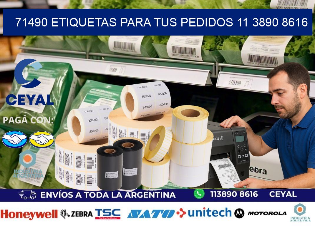 71490 ETIQUETAS PARA TUS PEDIDOS 11 3890 8616