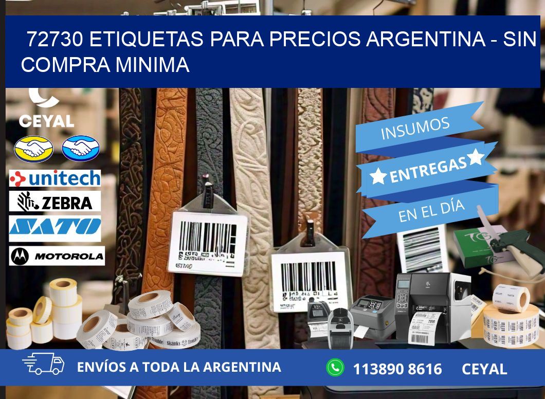72730 ETIQUETAS PARA PRECIOS ARGENTINA – SIN COMPRA MINIMA