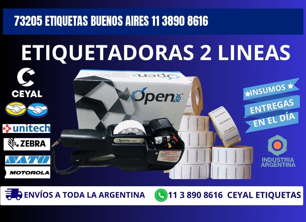 73205 ETIQUETAS BUENOS AIRES 11 3890 8616