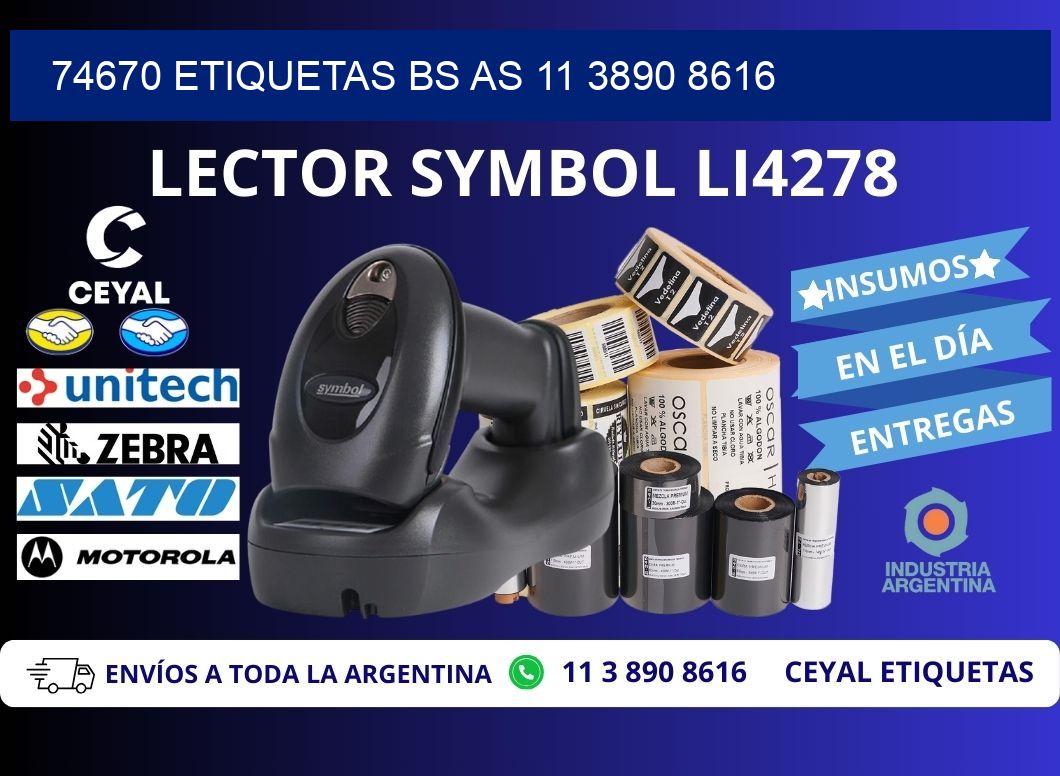 74670 ETIQUETAS BS AS 11 3890 8616