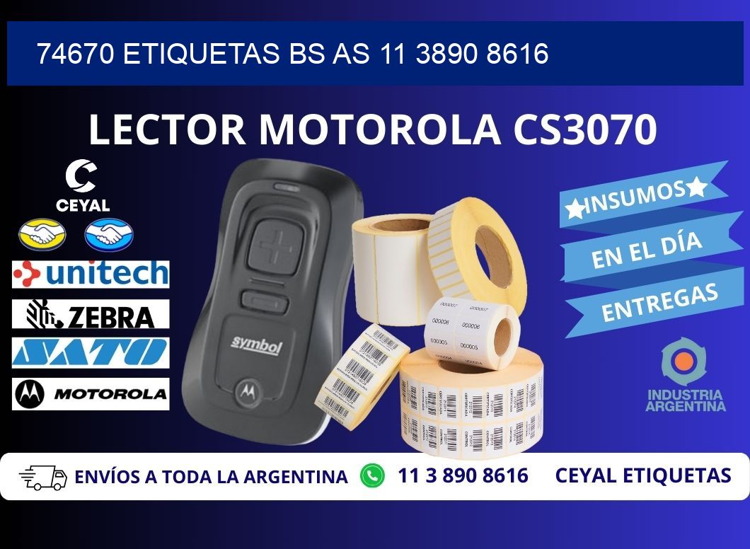 74670 ETIQUETAS BS AS 11 3890 8616