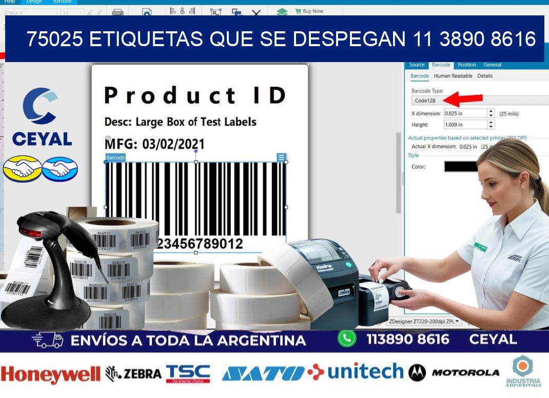 75025 ETIQUETAS QUE SE DESPEGAN 11 3890 8616