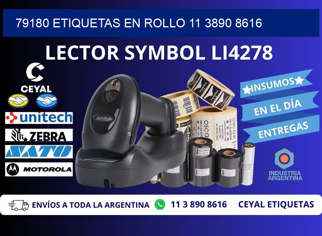 79180 ETIQUETAS EN ROLLO 11 3890 8616