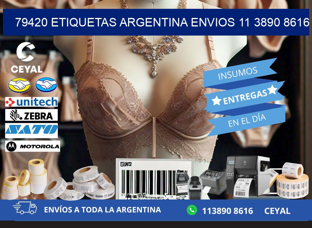 79420 ETIQUETAS ARGENTINA ENVIOS 11 3890 8616