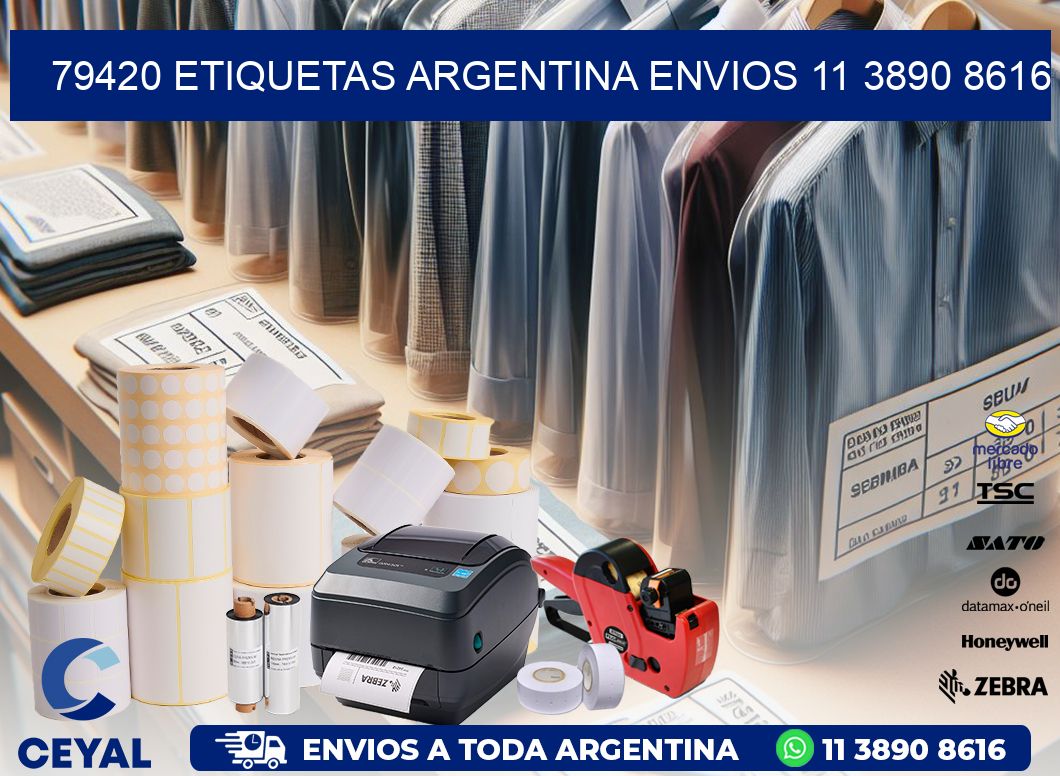 79420 ETIQUETAS ARGENTINA ENVIOS 11 3890 8616