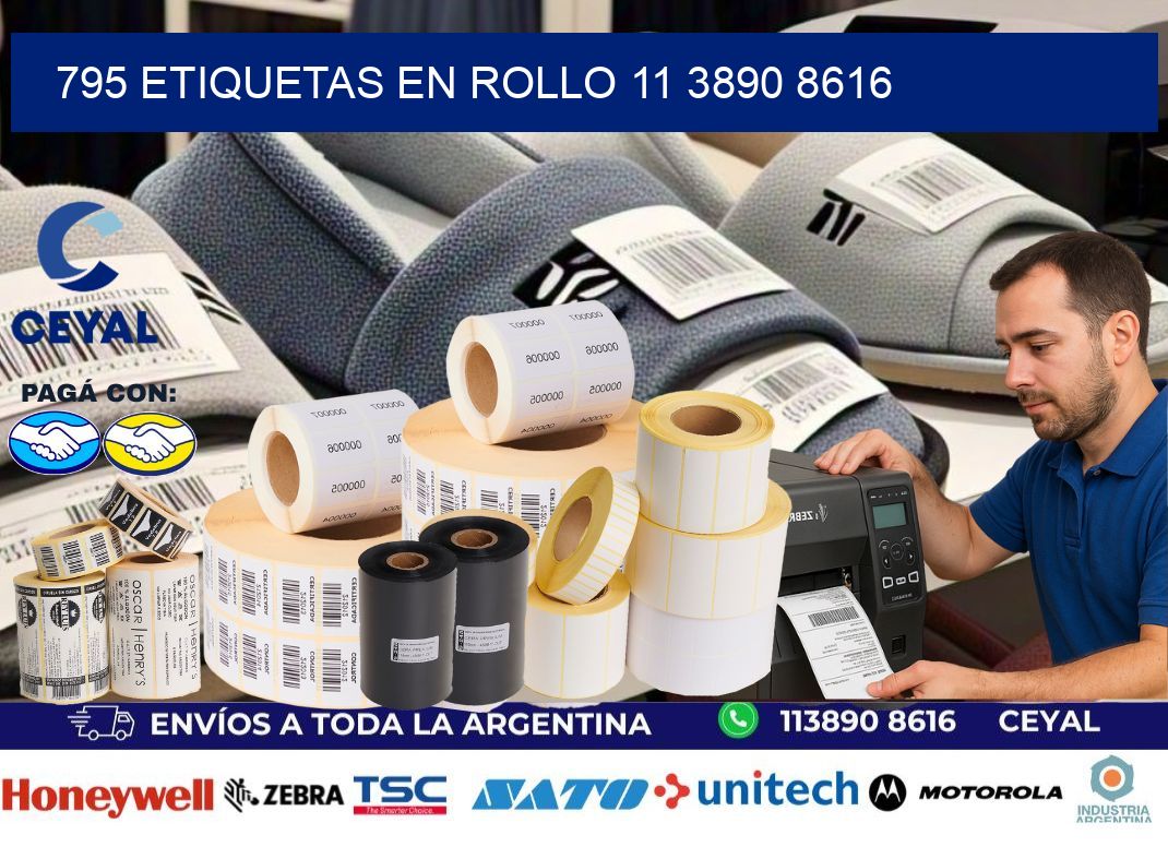 795 ETIQUETAS EN ROLLO 11 3890 8616