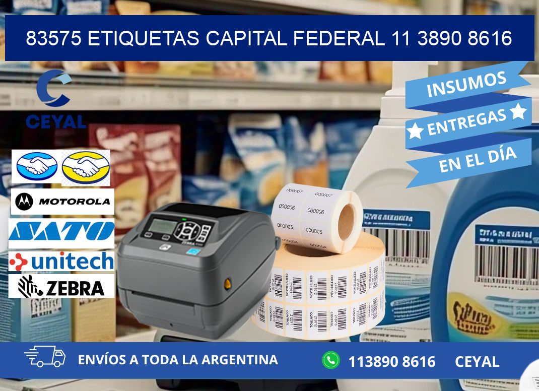 83575 ETIQUETAS CAPITAL FEDERAL 11 3890 8616
