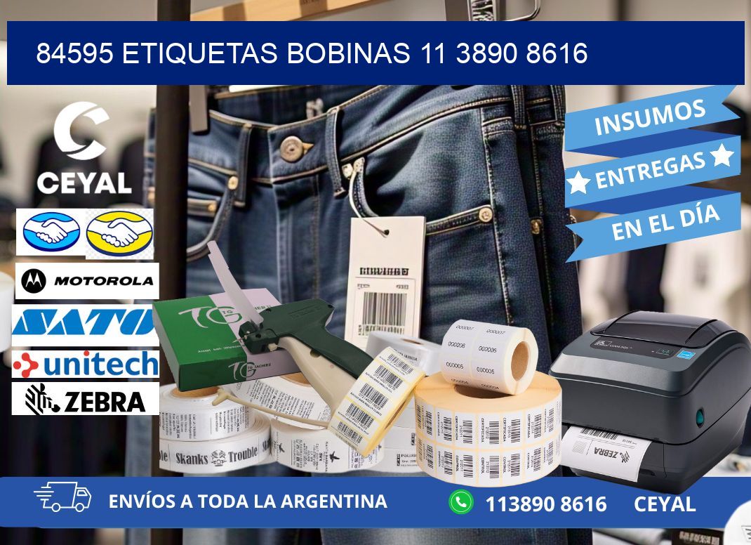 84595 ETIQUETAS BOBINAS 11 3890 8616