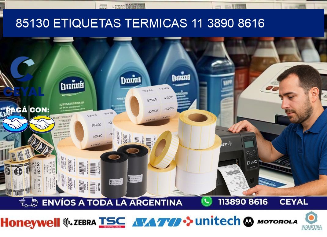 85130 ETIQUETAS TERMICAS 11 3890 8616