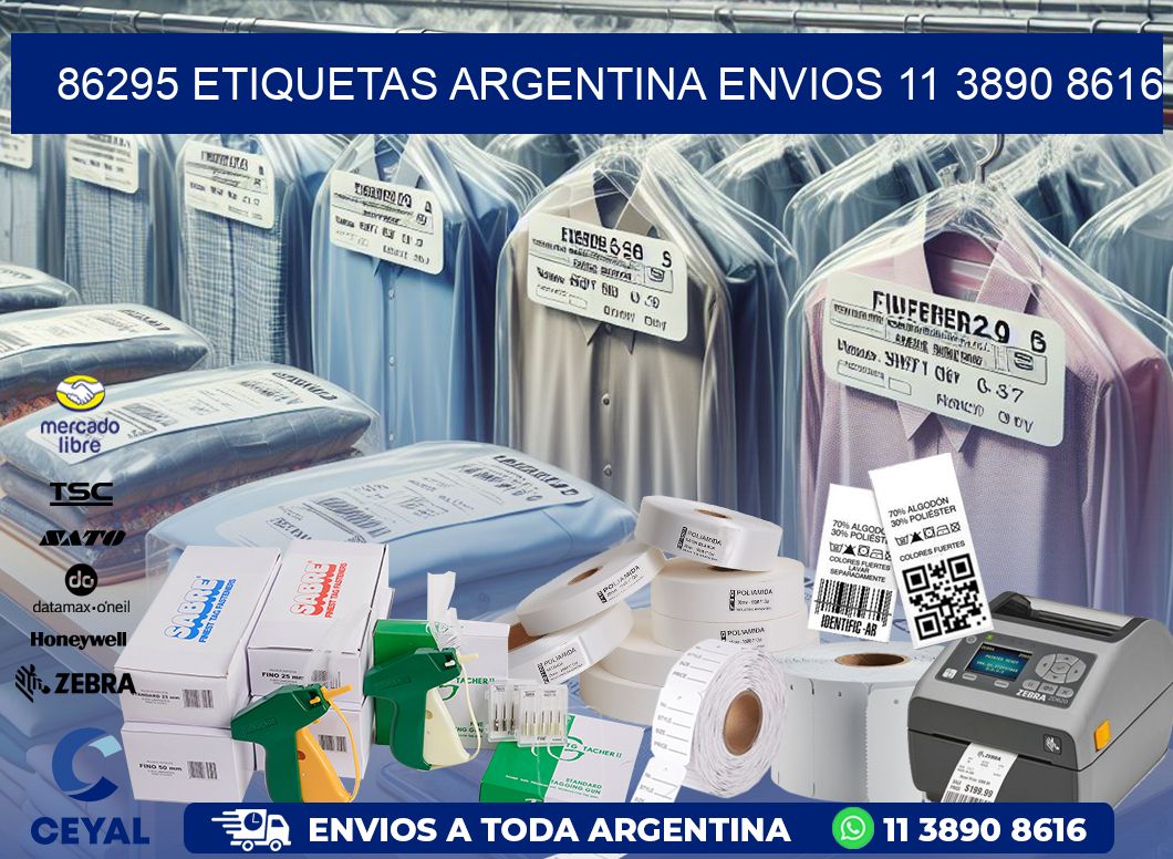 86295 ETIQUETAS ARGENTINA ENVIOS 11 3890 8616
