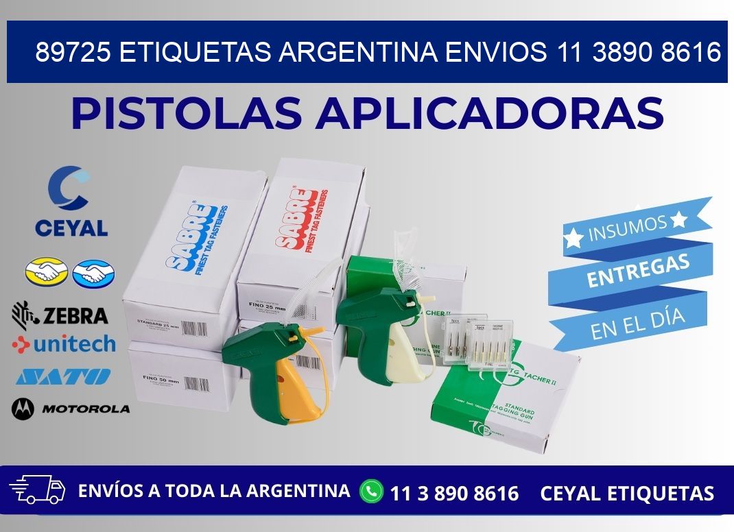 89725 ETIQUETAS ARGENTINA ENVIOS 11 3890 8616