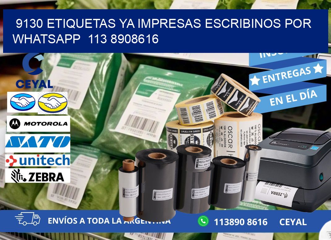 9130 ETIQUETAS YA IMPRESAS ESCRIBINOS POR WHATSAPP  113 8908616