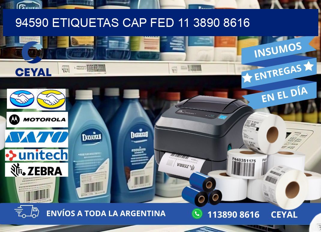 94590 ETIQUETAS CAP FED 11 3890 8616