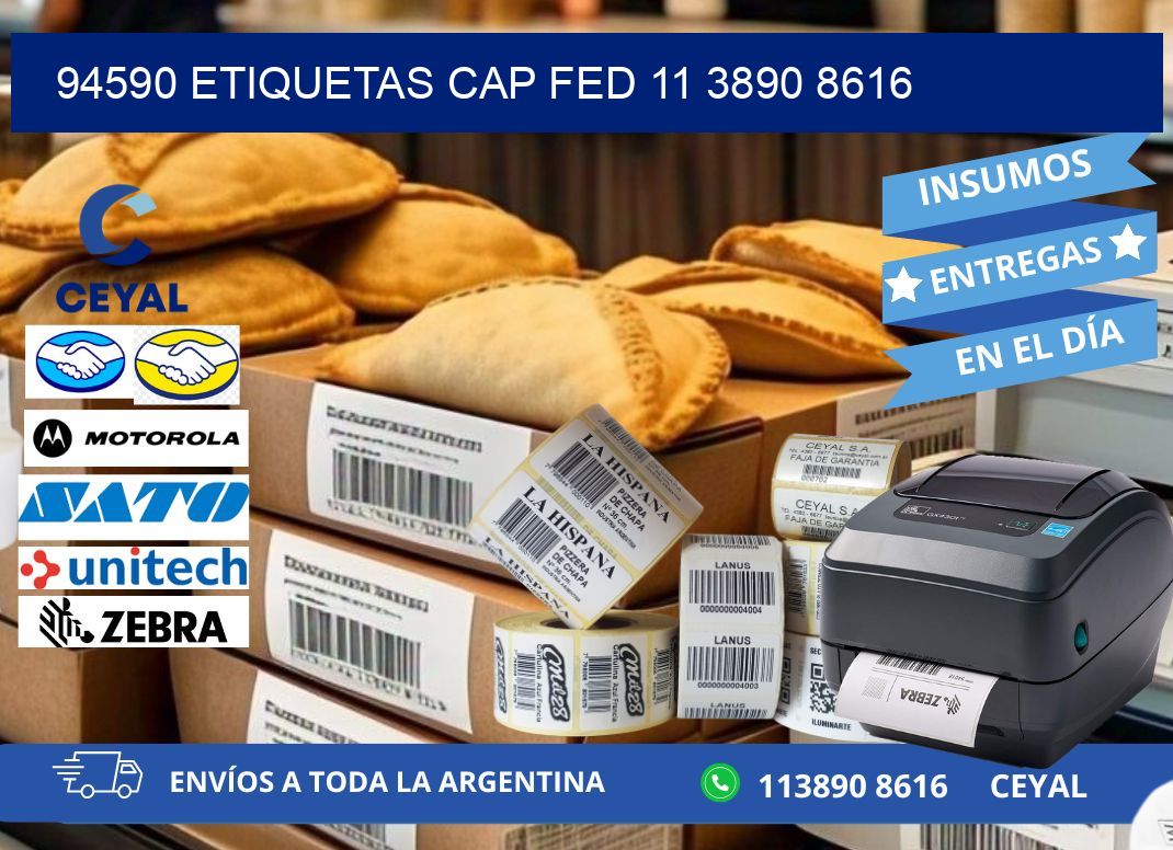 94590 ETIQUETAS CAP FED 11 3890 8616
