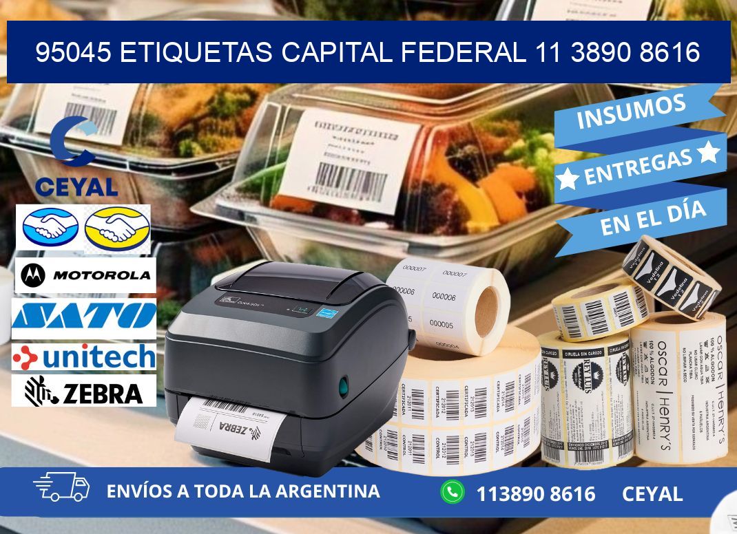 95045 ETIQUETAS CAPITAL FEDERAL 11 3890 8616