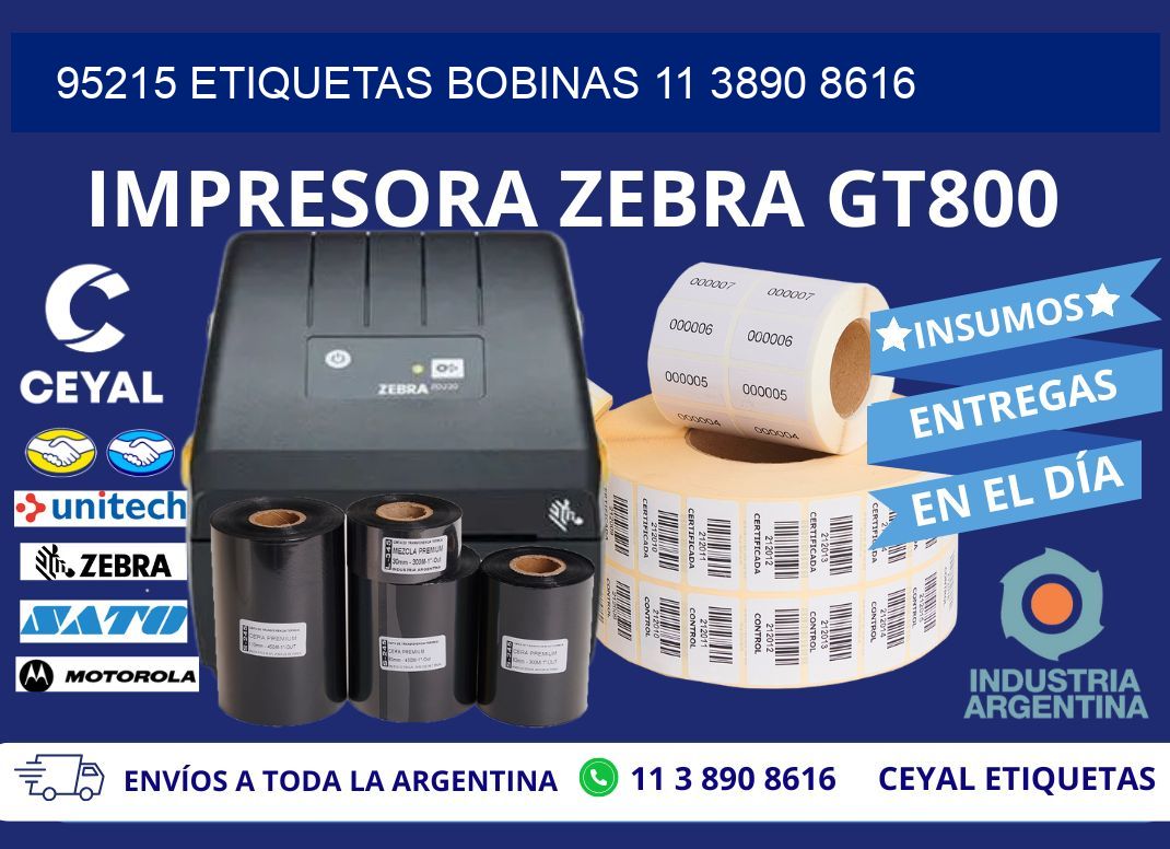 95215 ETIQUETAS BOBINAS 11 3890 8616