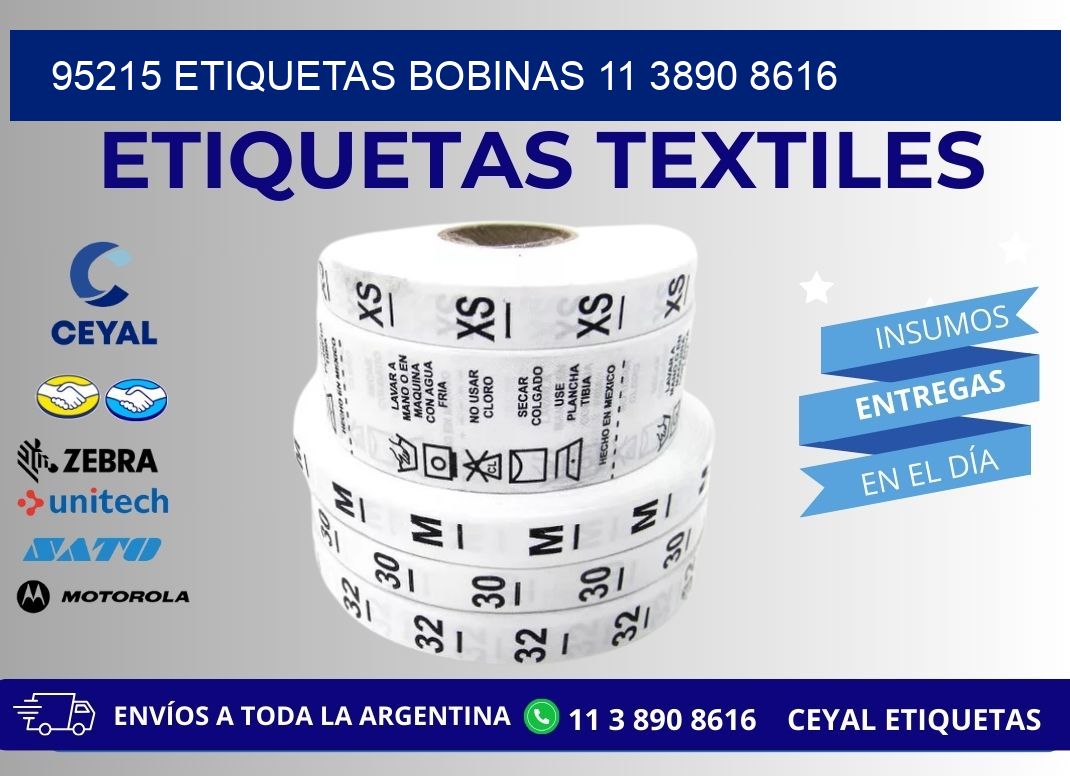 95215 ETIQUETAS BOBINAS 11 3890 8616