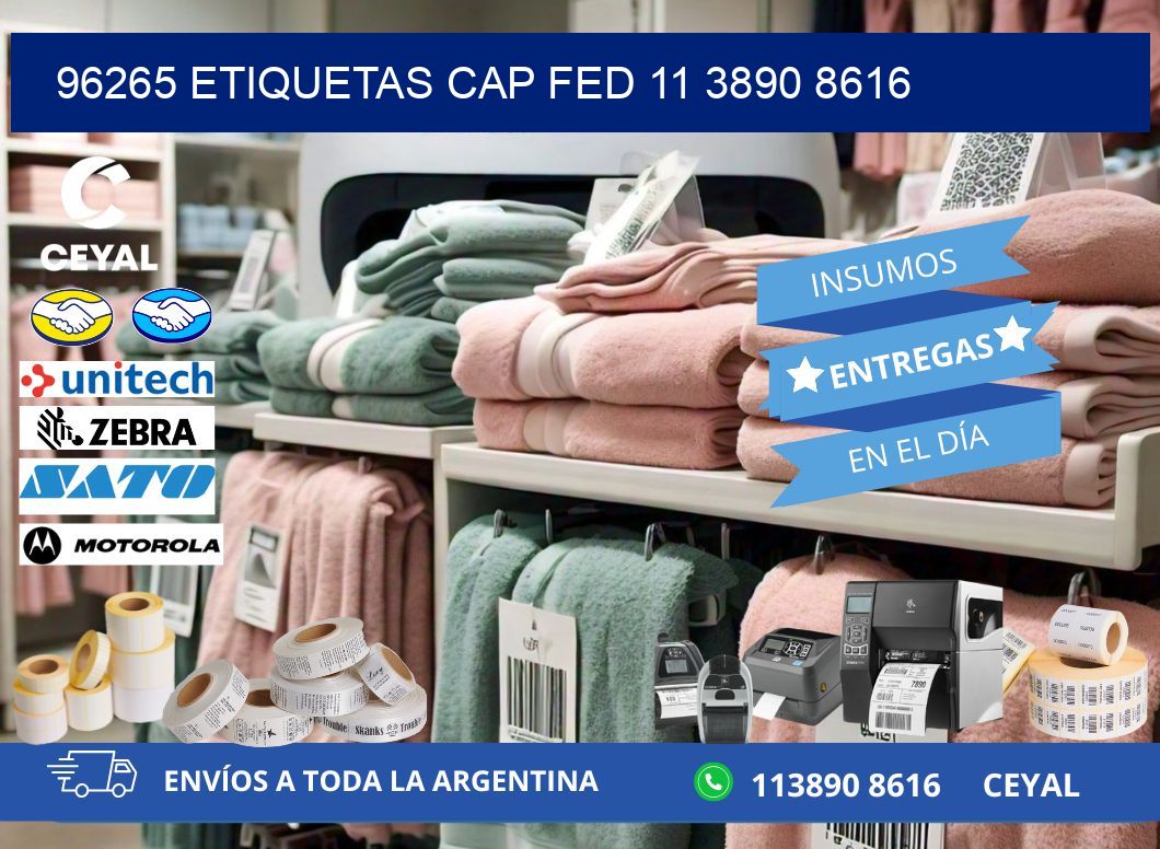 96265 ETIQUETAS CAP FED 11 3890 8616
