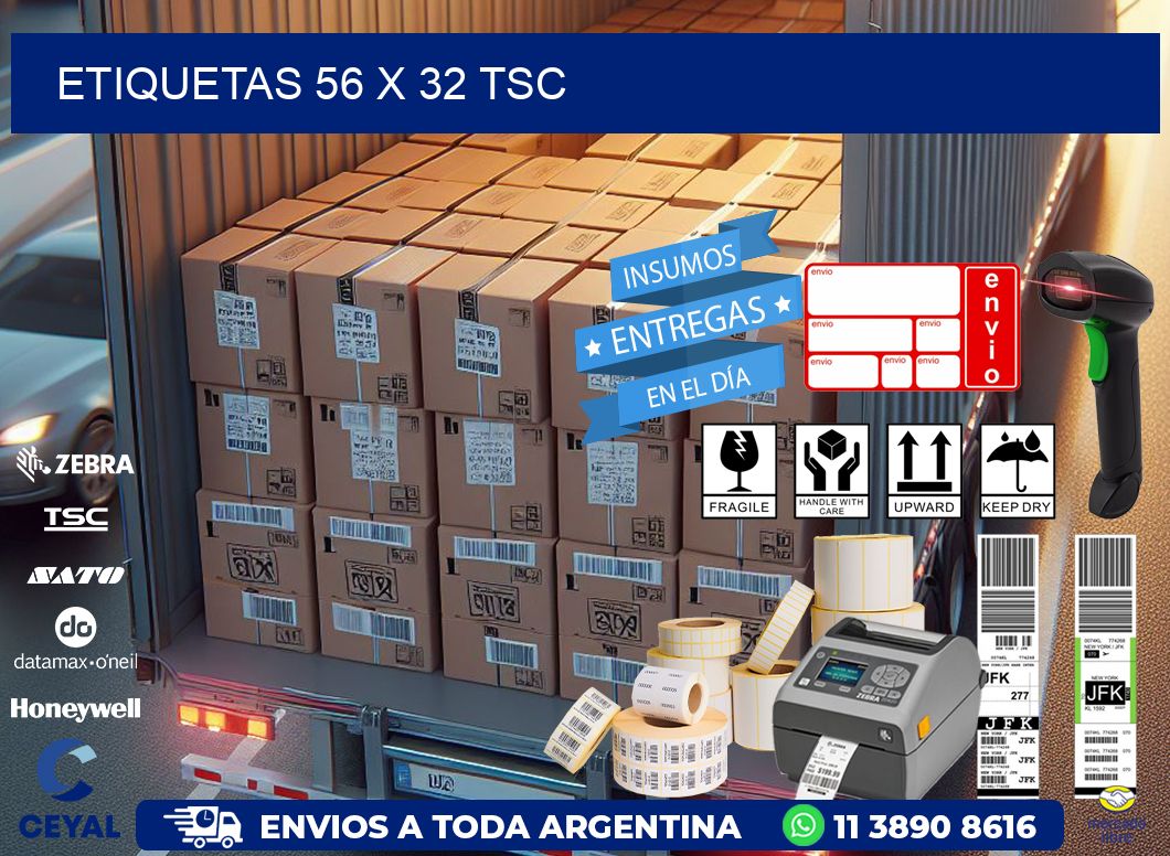 ETIQUETAS 56 x 32 TSC