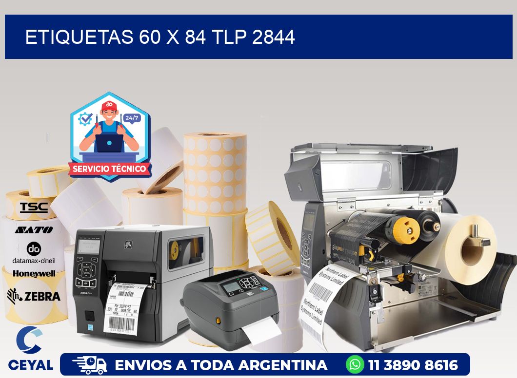 ETIQUETAS 60 x 84 TLP 2844