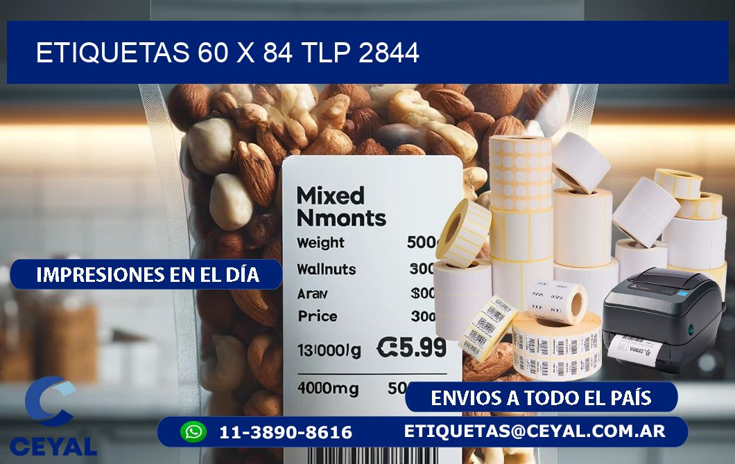 ETIQUETAS 60 x 84 TLP 2844