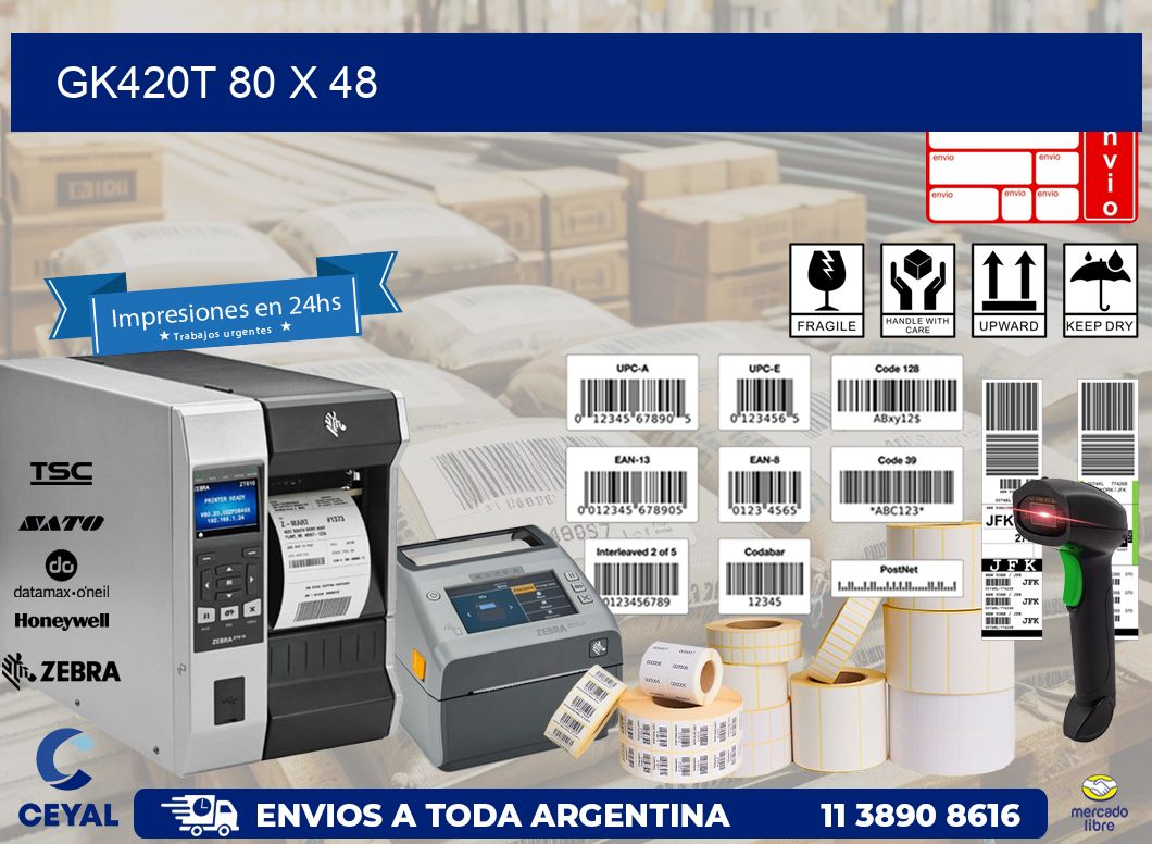GK420T 80 x 48