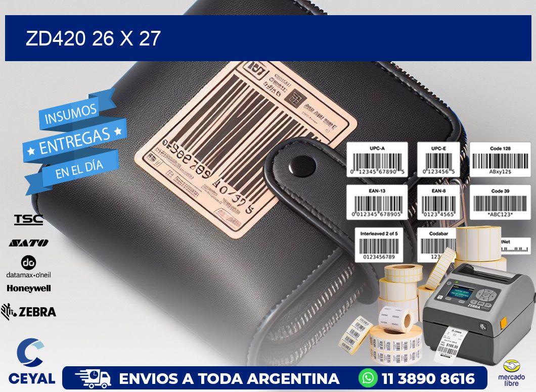 ZD420 26 x 27