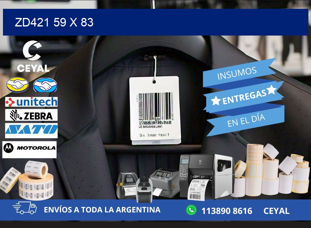 ZD421 59 x 83