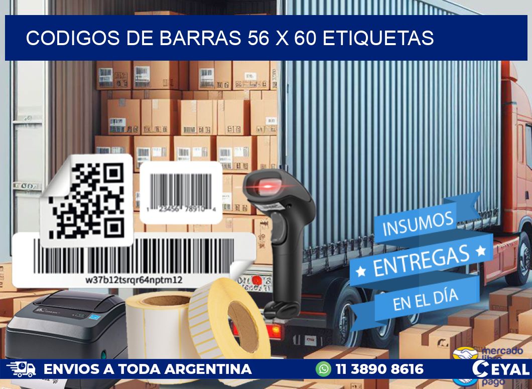 codigos de barras 56 x 60 etiquetas