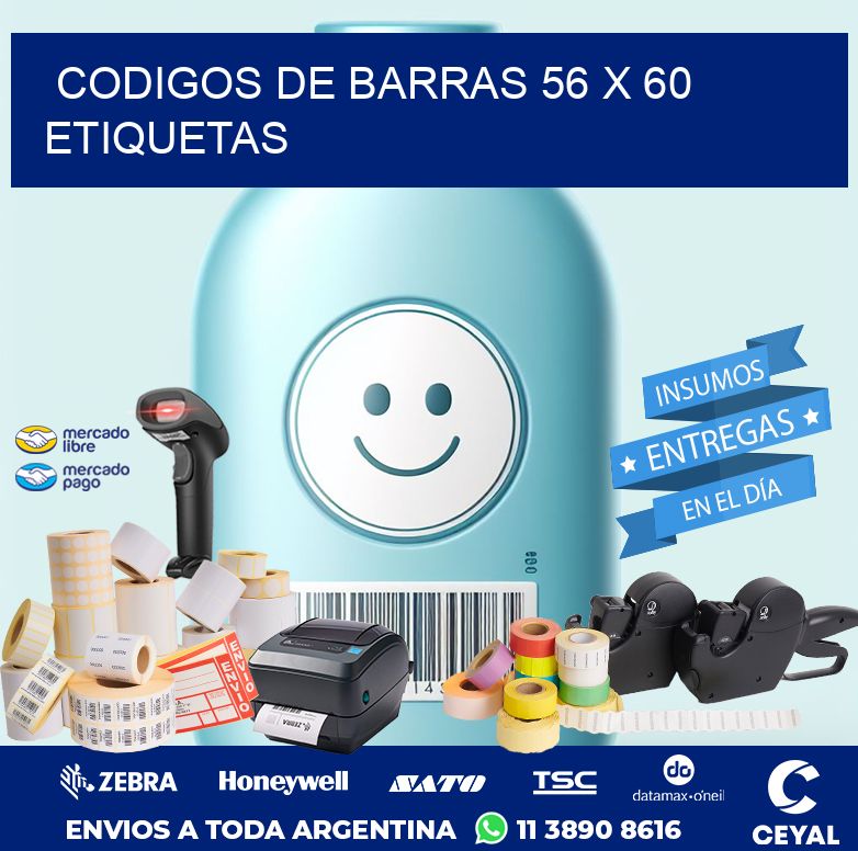 codigos de barras 56 x 60 etiquetas