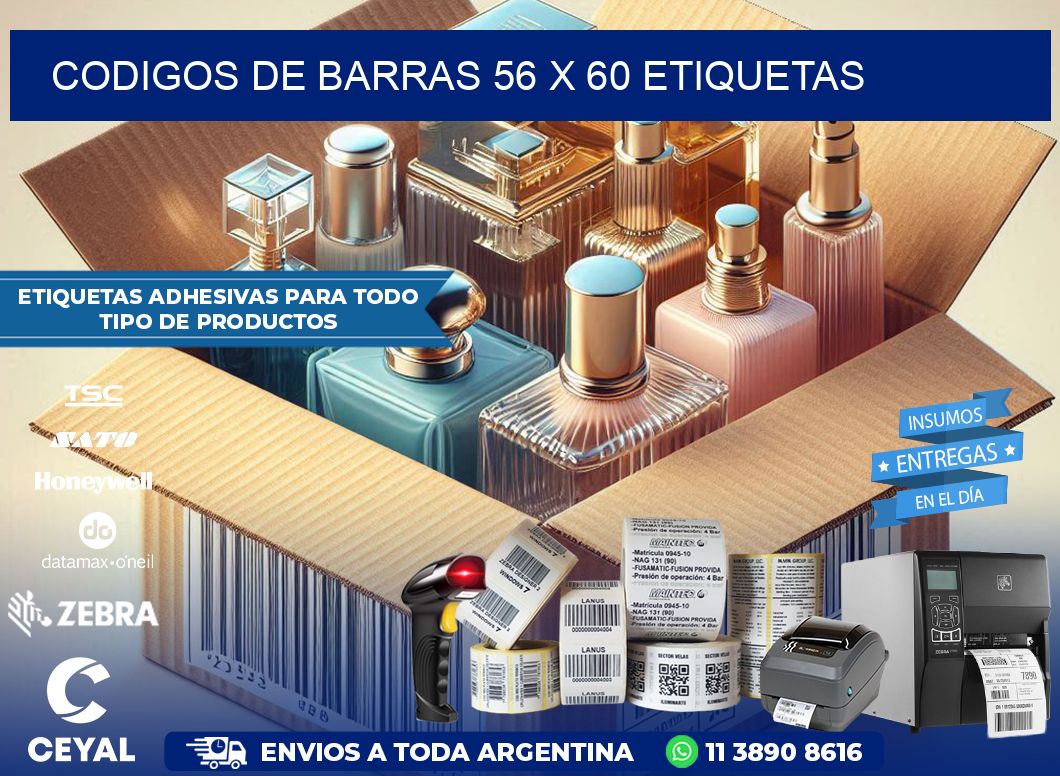 codigos de barras 56 x 60 etiquetas