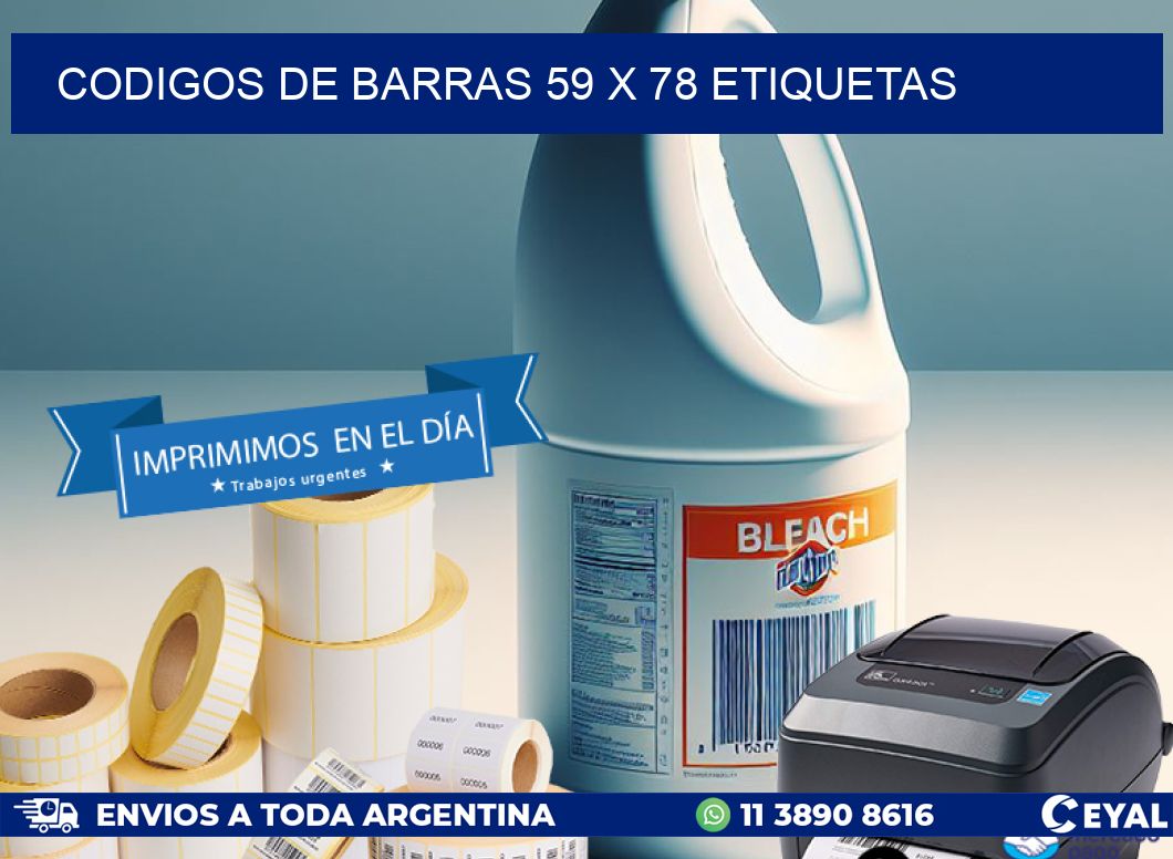 codigos de barras 59 x 78 etiquetas