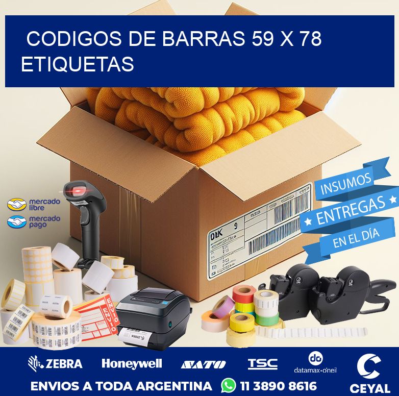 codigos de barras 59 x 78 etiquetas