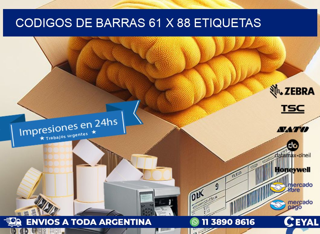 codigos de barras 61 x 88 etiquetas