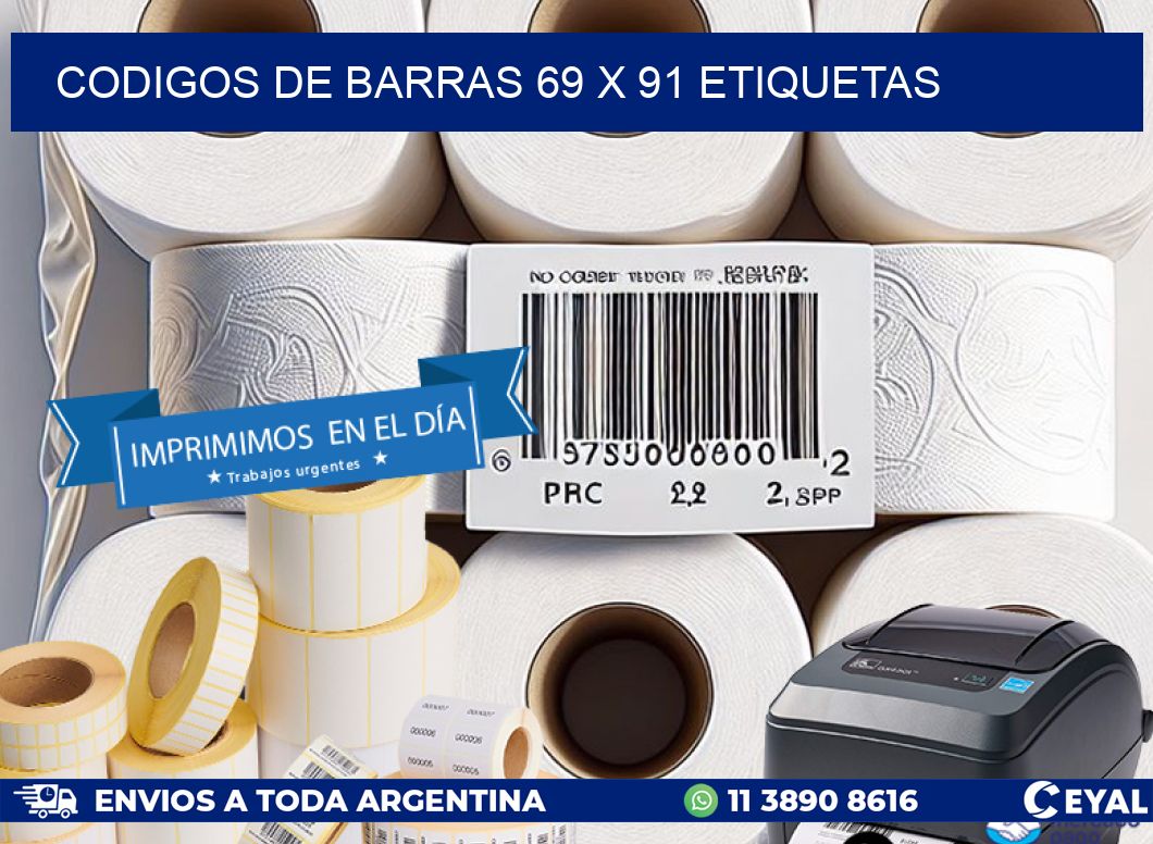 codigos de barras 69 x 91 etiquetas