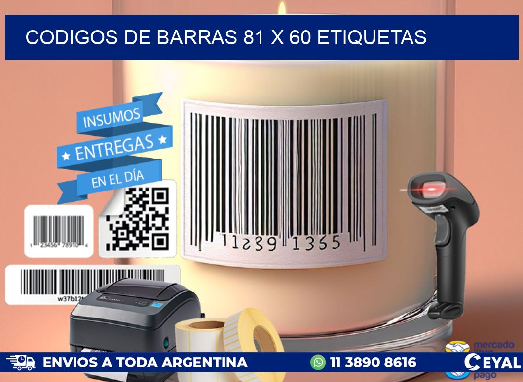 codigos de barras 81 x 60 etiquetas