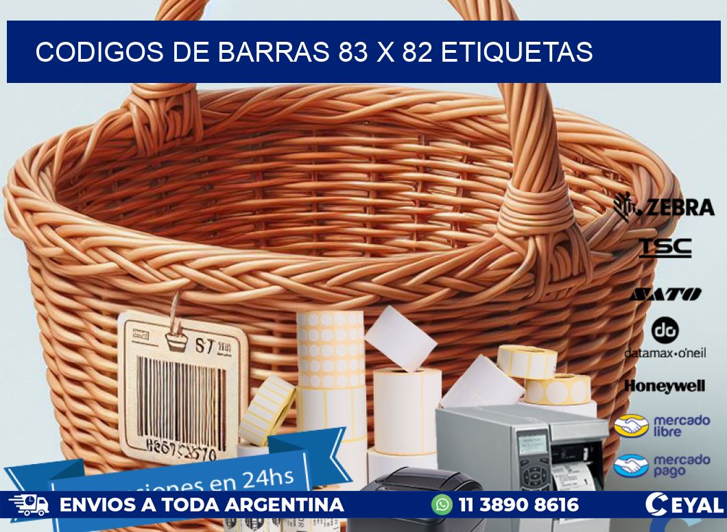 codigos de barras 83 x 82 etiquetas